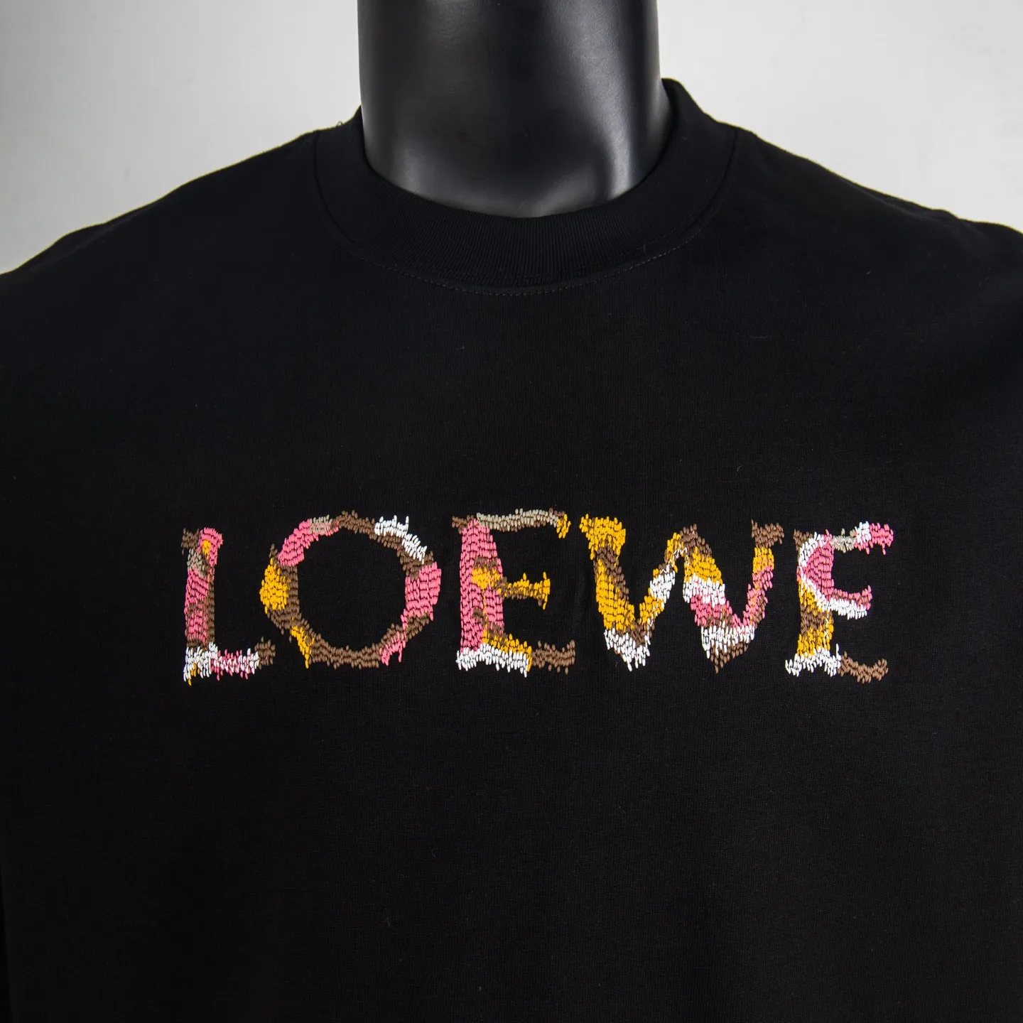Rainbow Embroidered Logo Cotton T-Shirt D11512737 — view 5