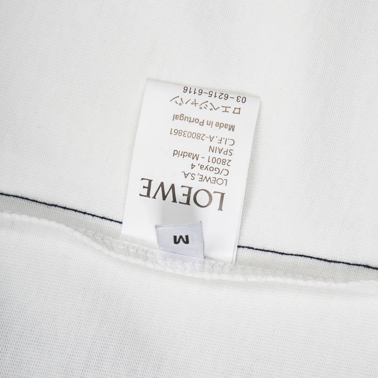 Embroidered Logo Cotton T-Shirt D11512738 — view 9