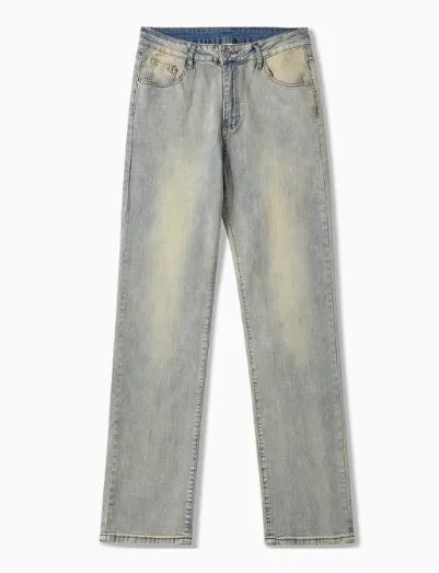 Hellstar Distressed Printed Straight-Leg Jeans D12812266 — view 12