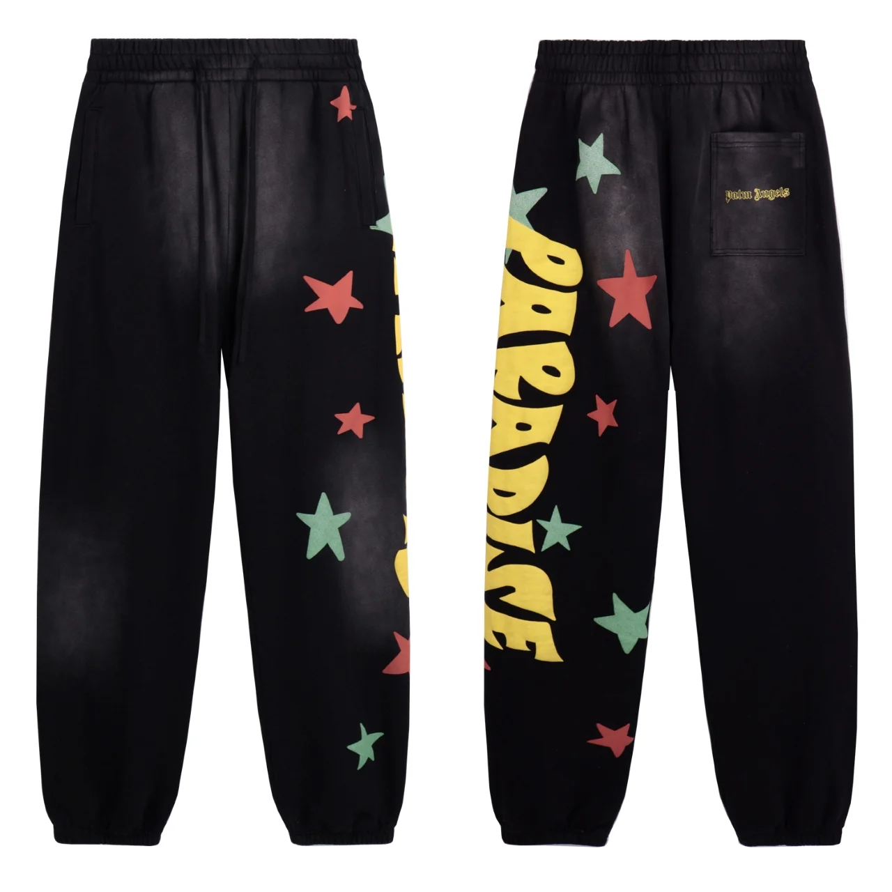 Paradise Printed Washed Cotton Sweatpants D12812283 — view 2