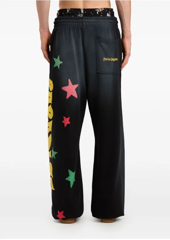 Paradise Printed Washed Cotton Sweatpants D12812283 — view 3
