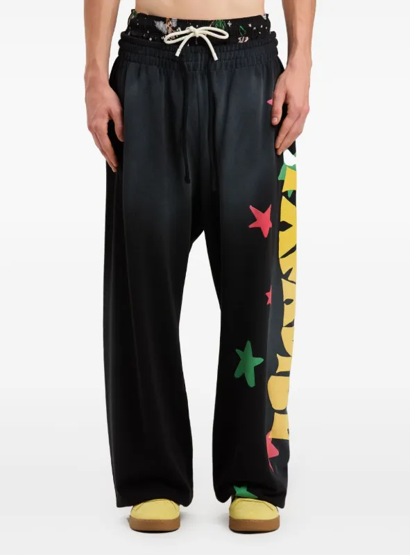 Paradise Printed Washed Cotton Sweatpants D12812283 — view 4
