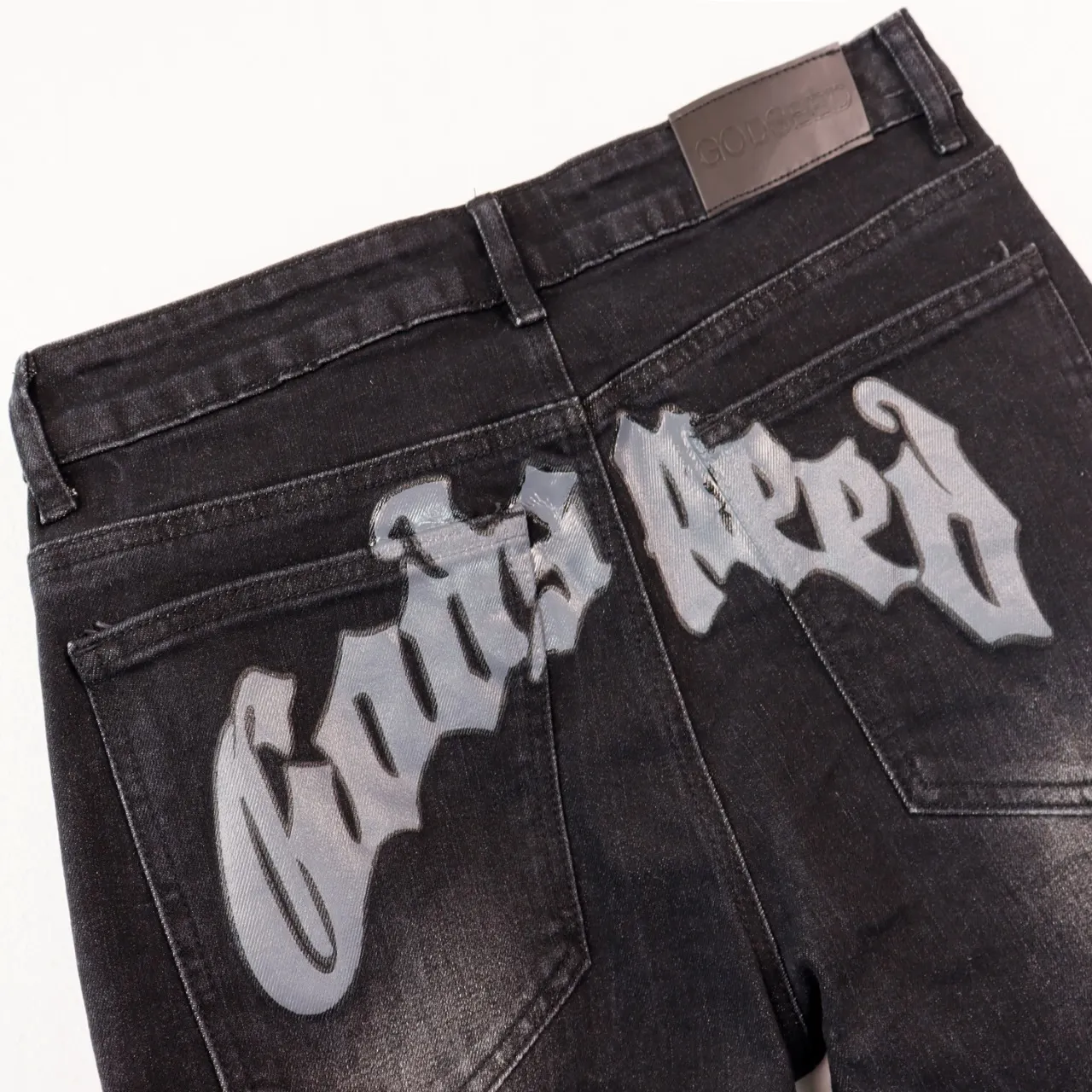 Godspeed Distressed Straight-Leg Jeans D13012265 — view 5