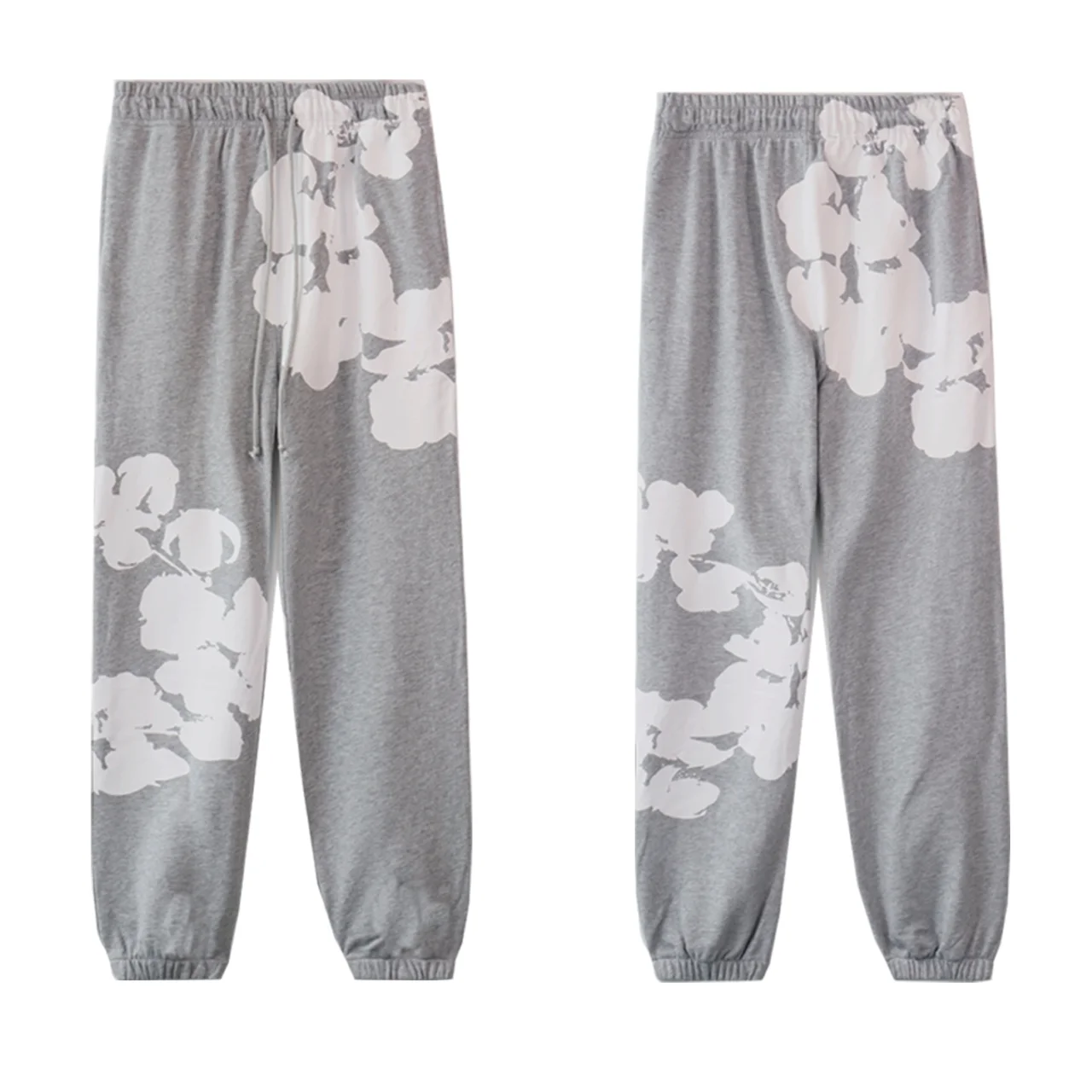Cotton-Wreath Print Fleece Tracksuit D12212276 — view 4