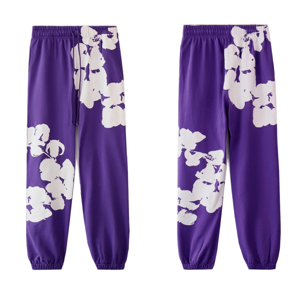 Cotton-Wreath Print Fleece Tracksuit D12212276 — view 6