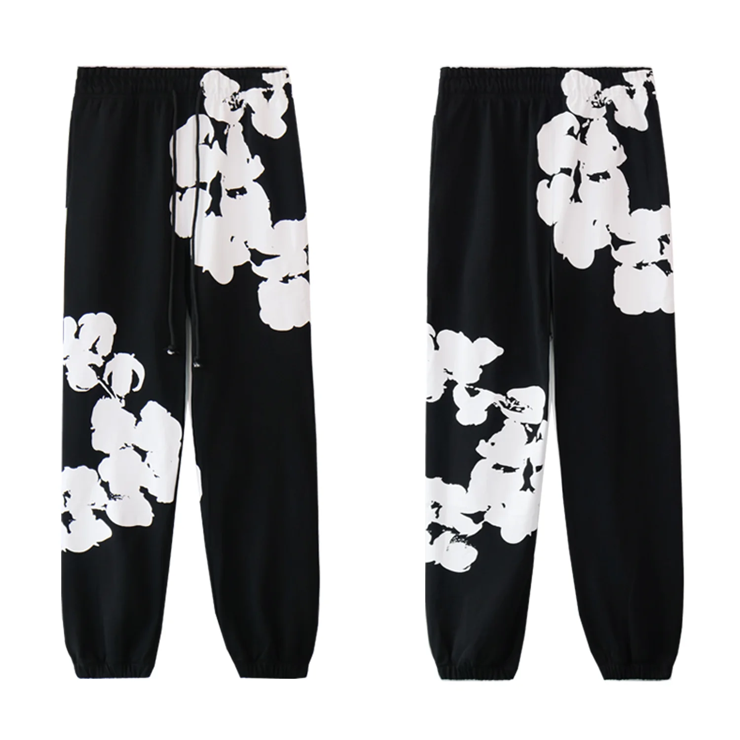 Cotton-Wreath Print Fleece Tracksuit D12212276 — view 7