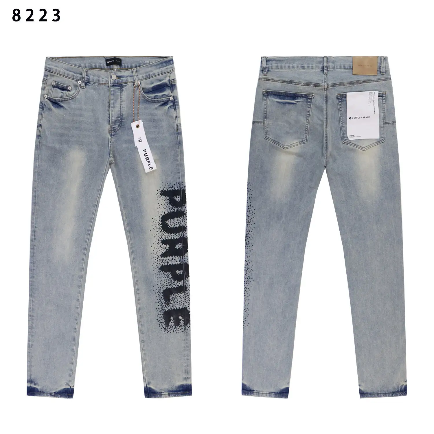 Logo Print Slim-Fit Jeans D12812260