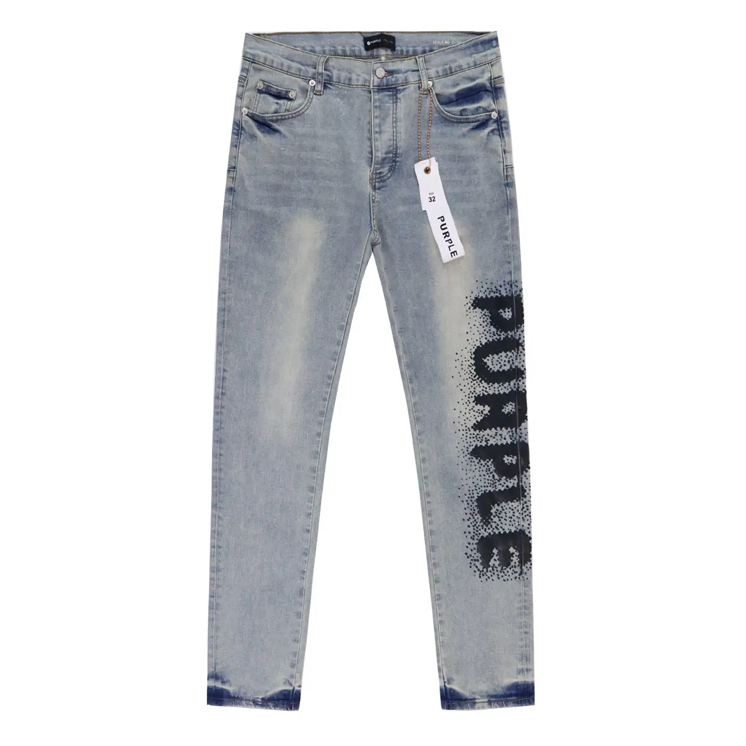 Logo Print Slim-Fit Jeans D12812260 — view 2