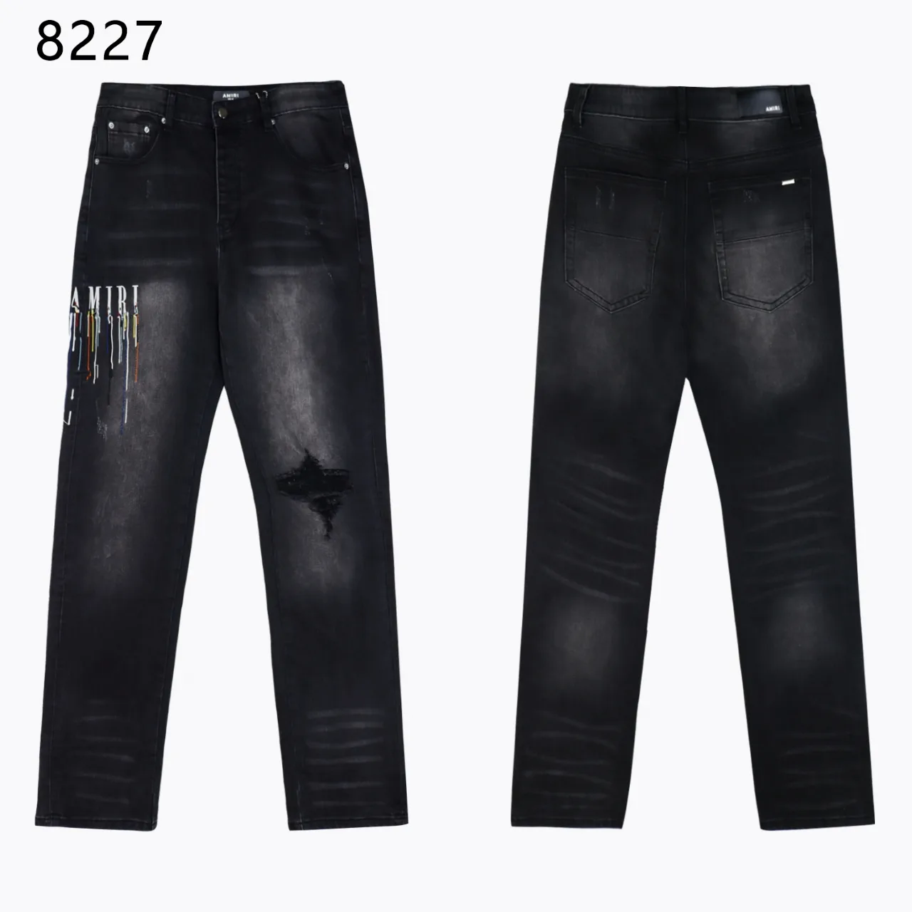 Sinners Distressed Slim-Fit Stretch Jeans D13812213