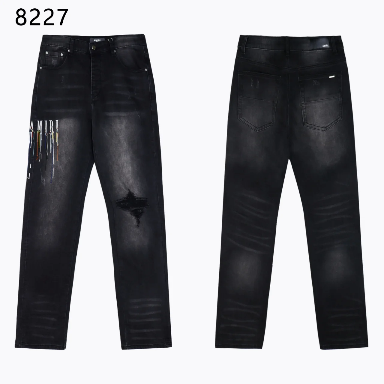 Sinners Distressed Slim-Fit Stretch Jeans D13812213
