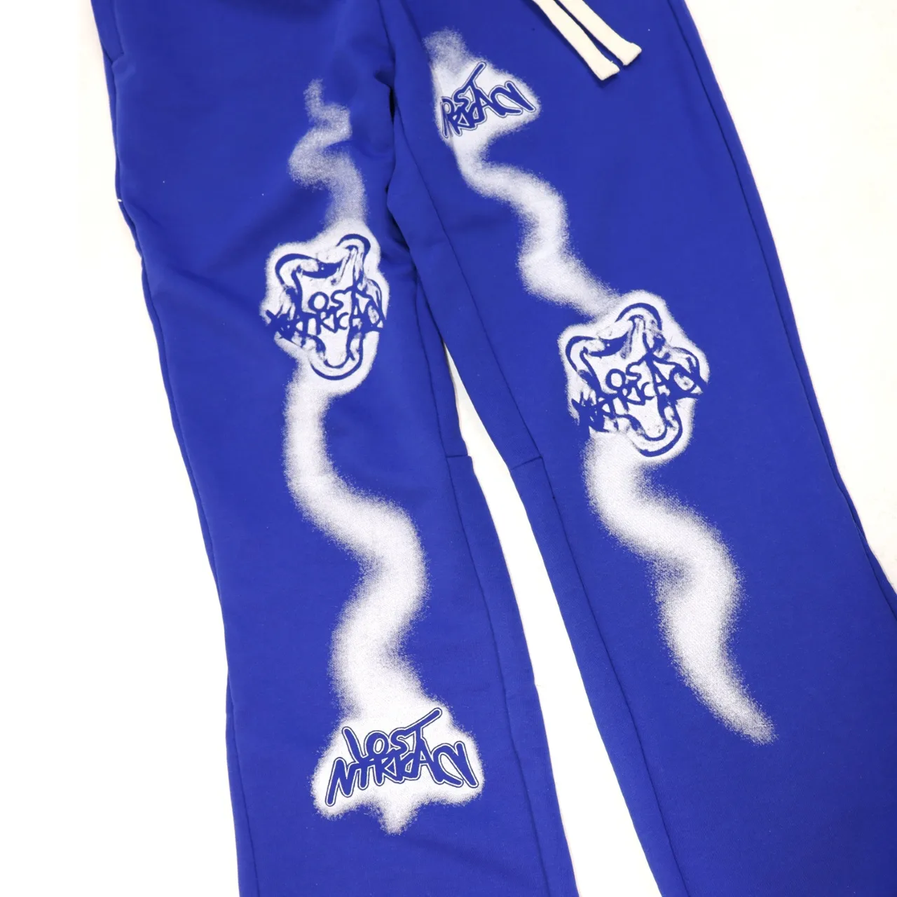 Graphic Print Flared Sweatpants D11812218 — view 4