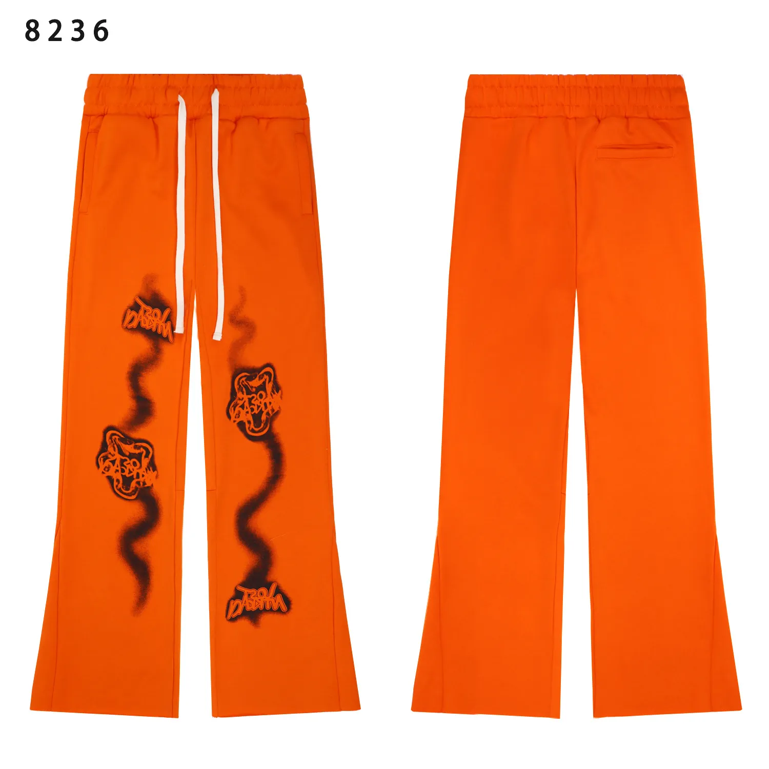 Graphic Print Flared Sweatpants D11812218 — view 5