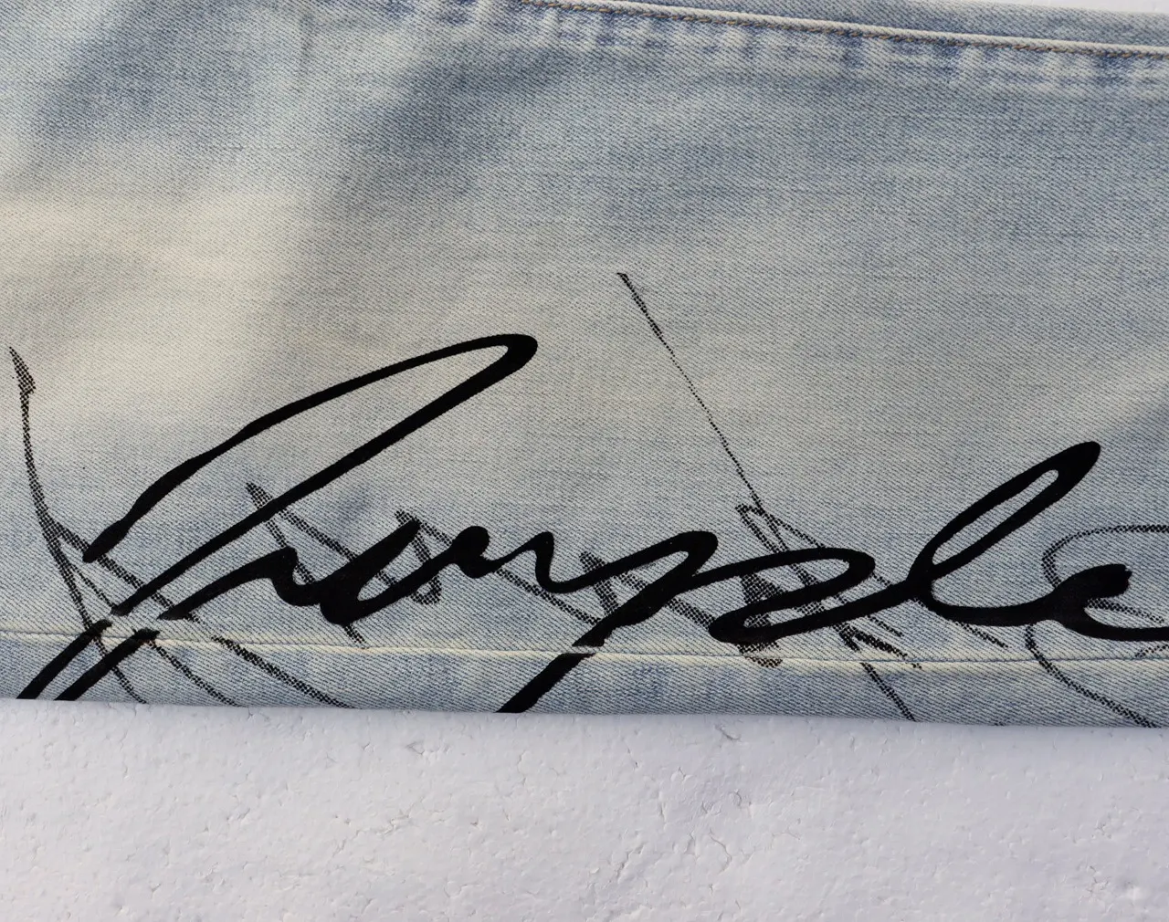 Sinners Print Distressed Slim-Fit Jeans D12812253 — view 3
