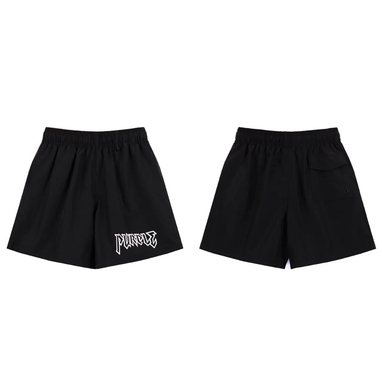 Logo Print Mesh-Lined Shorts D8212285 — view 4