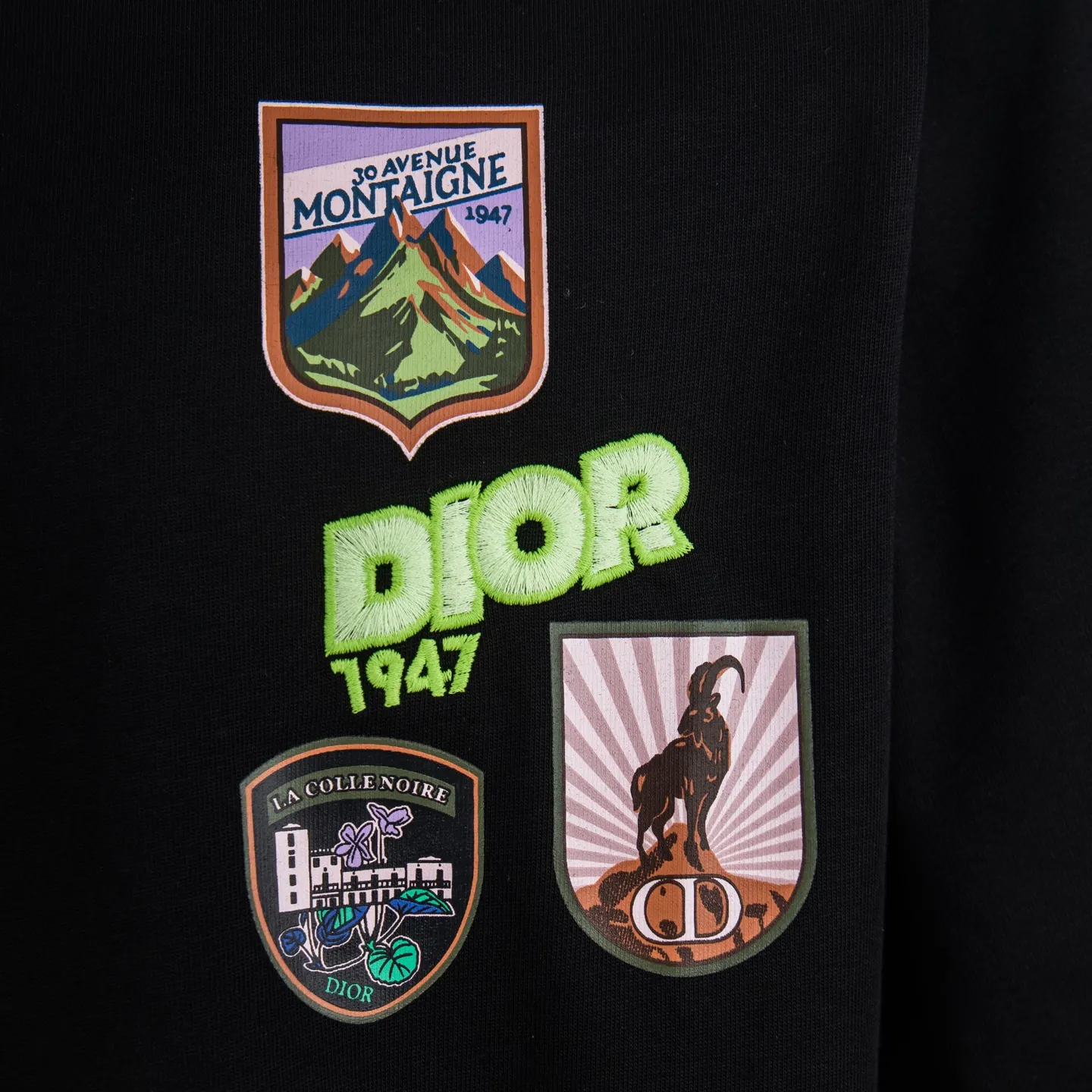 Lifestyle Patch Embroidered Cotton T-Shirt D11912722 — view 5