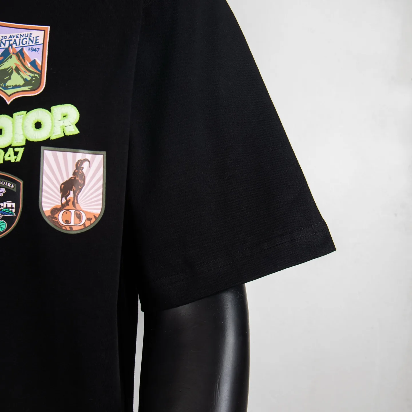Lifestyle Patch Embroidered Cotton T-Shirt D11912722 — view 6