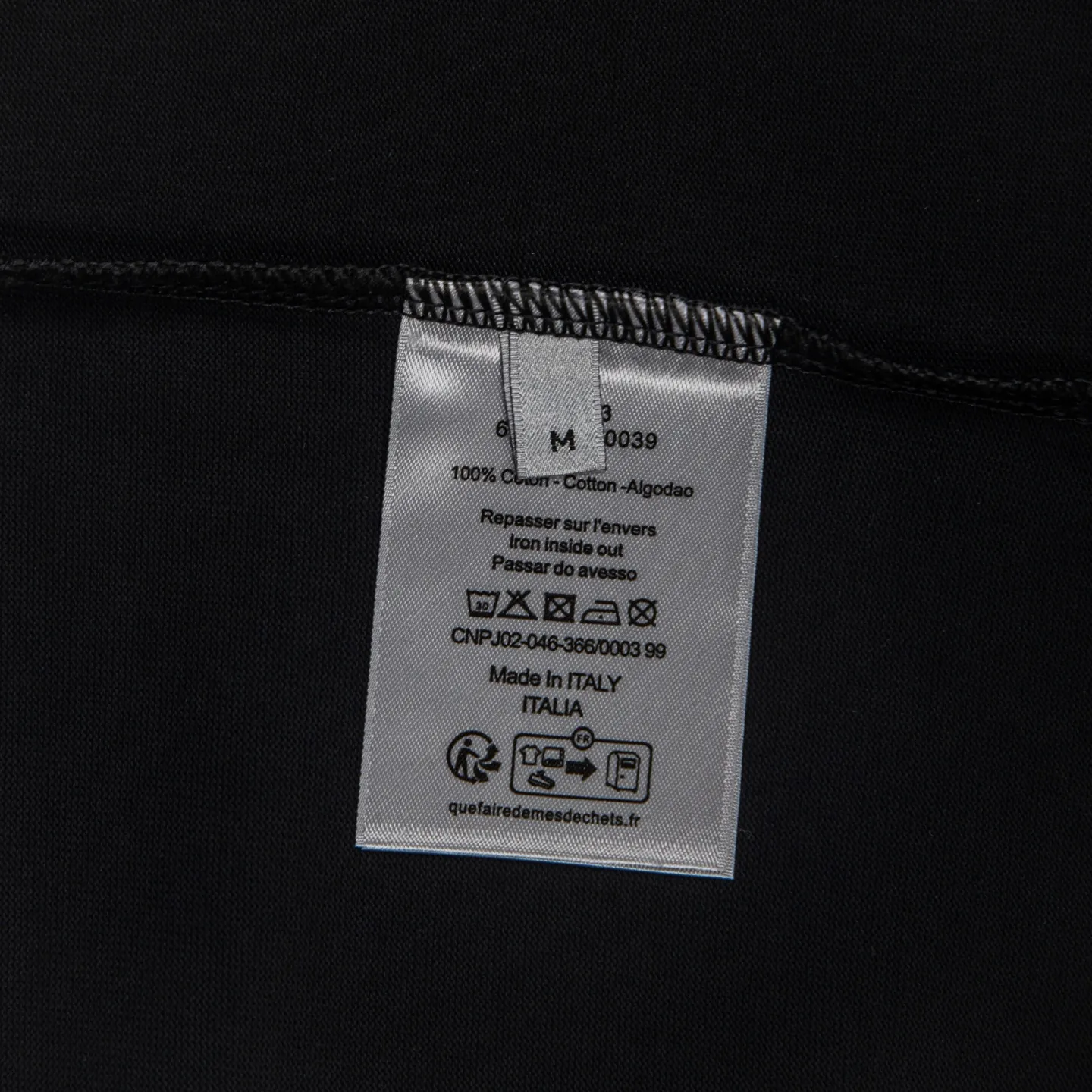Reflective Logo Cotton Jersey T-Shirt D11512720 — view 9