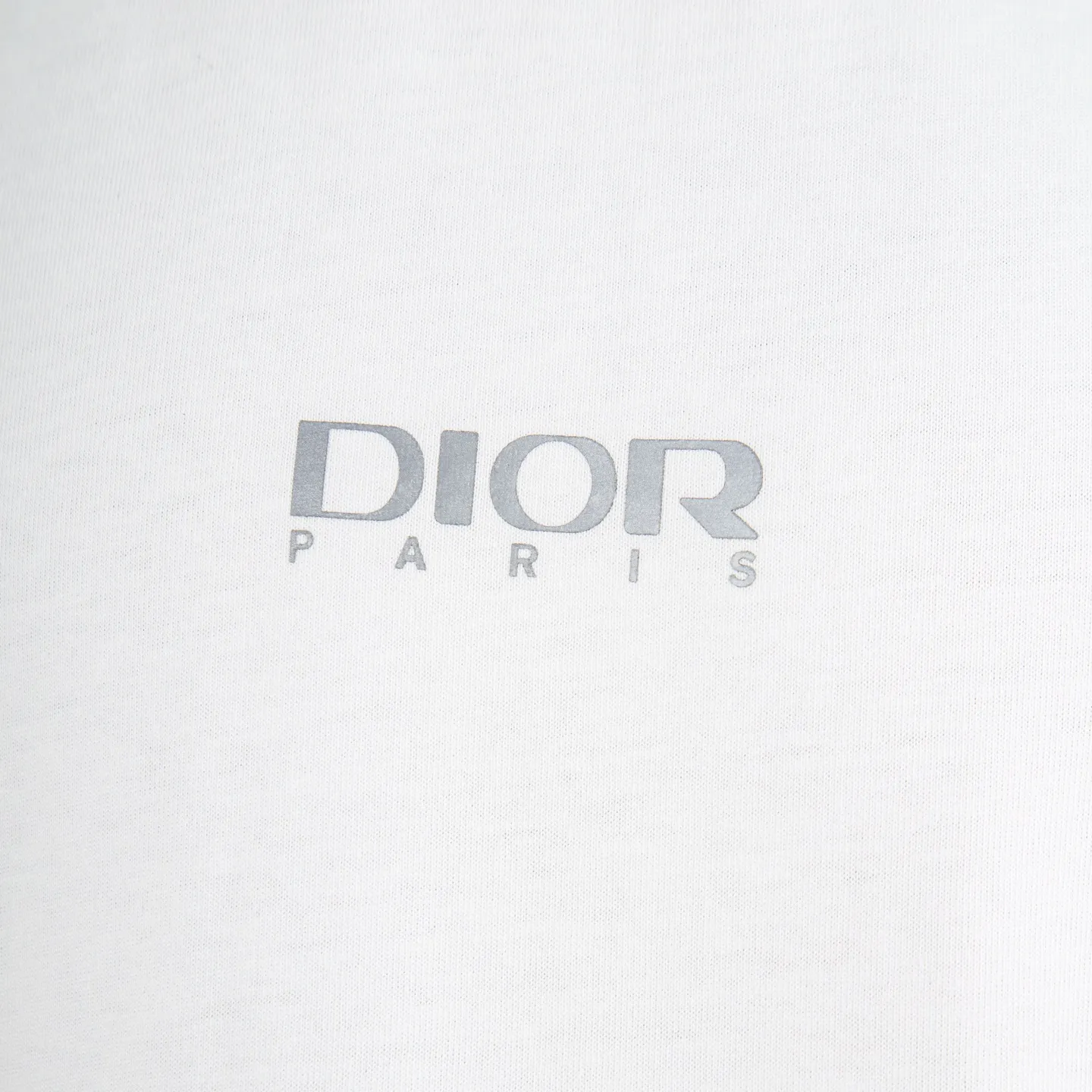 Reflective Logo Print Cotton T-Shirt D11512721 — view 4