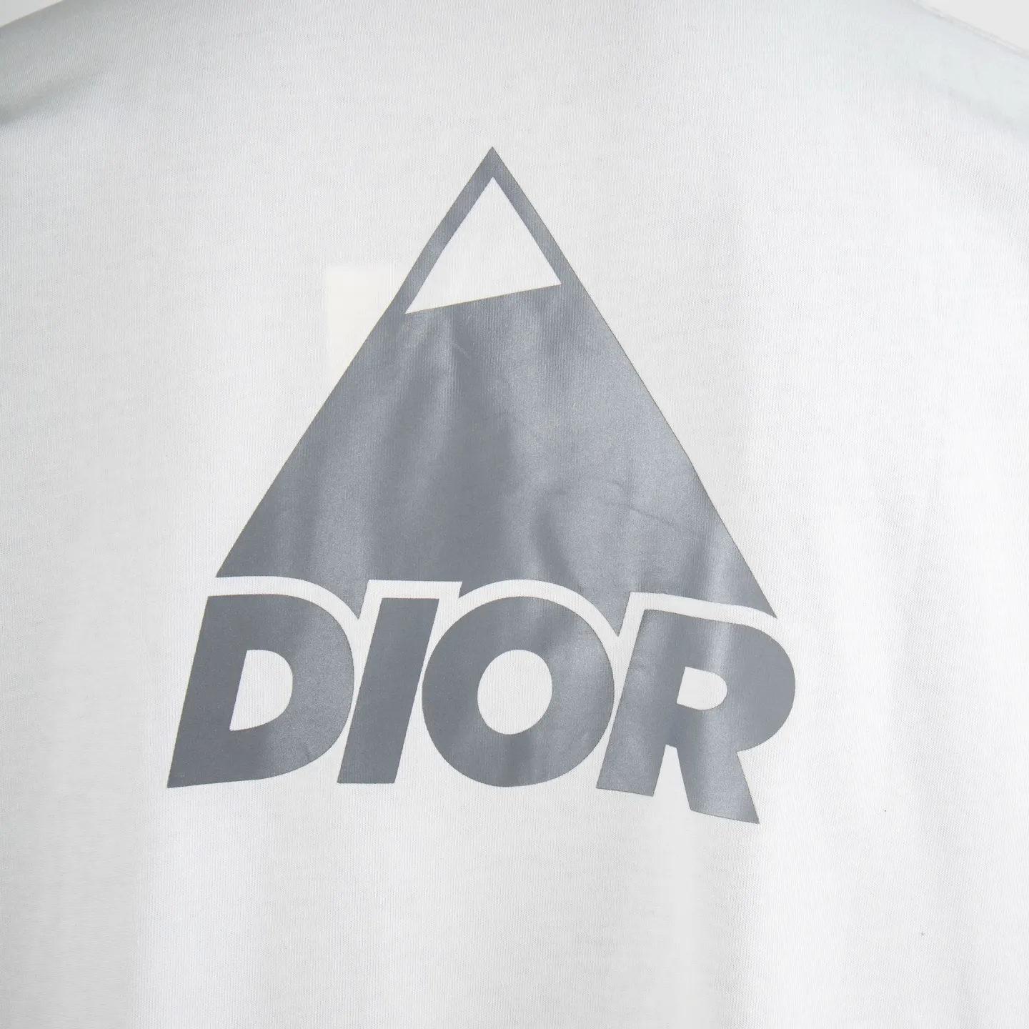 Reflective Logo Print Cotton T-Shirt D11512721 — view 5