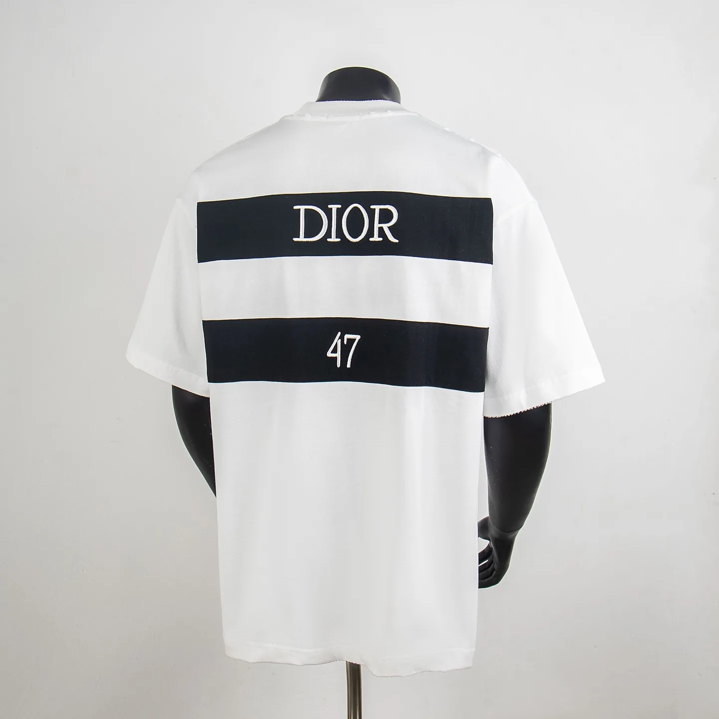 Dior 47 Embroidered Cotton T-Shirt D12512719 — view 2