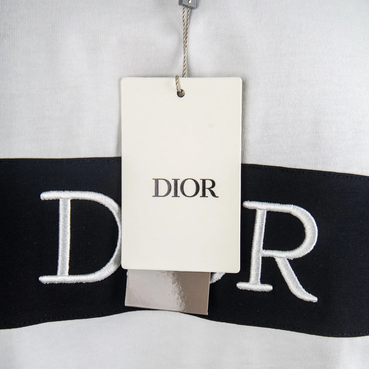 Dior 47 Embroidered Cotton T-Shirt D12512719 — view 7