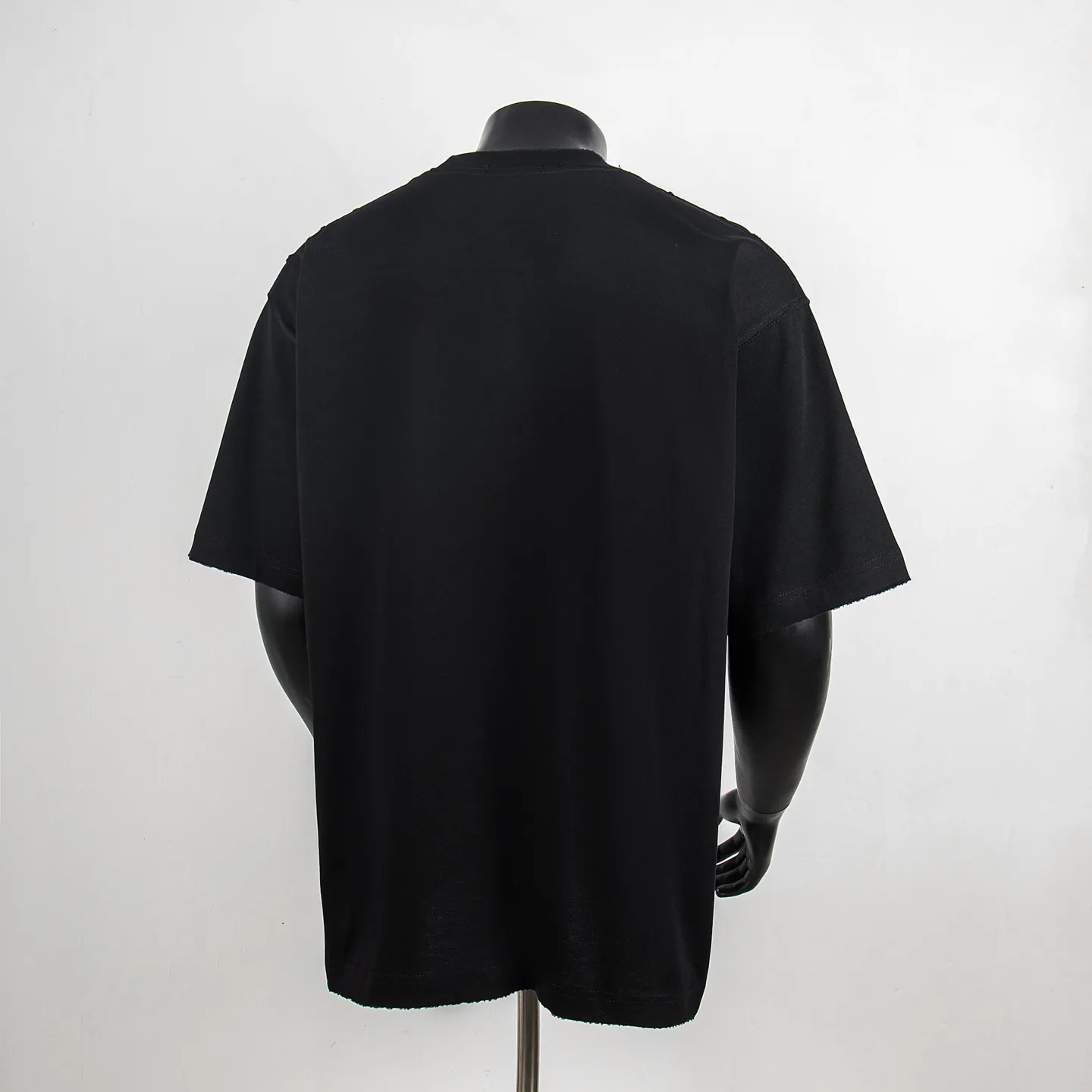 Distressed Logo Embroidered Cotton T-Shirt D11912712 — view 2