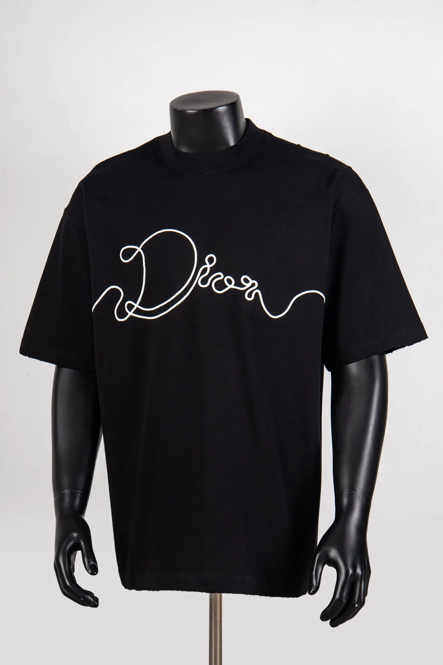 Embroidered Logo Cotton Jersey T-Shirt D11912680