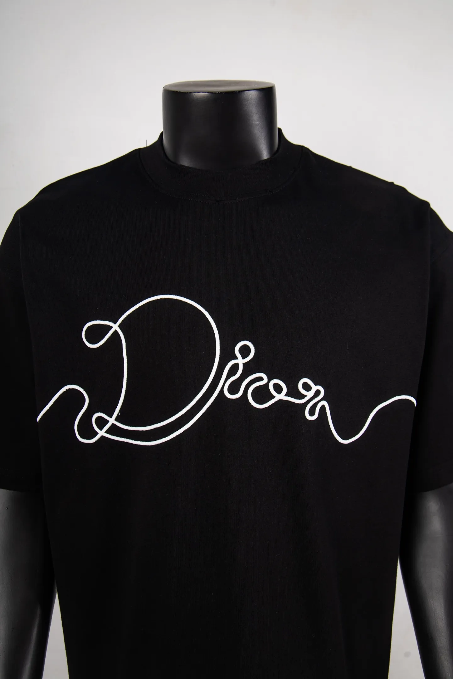 Embroidered Logo Cotton Jersey T-Shirt D11912680 — view 3