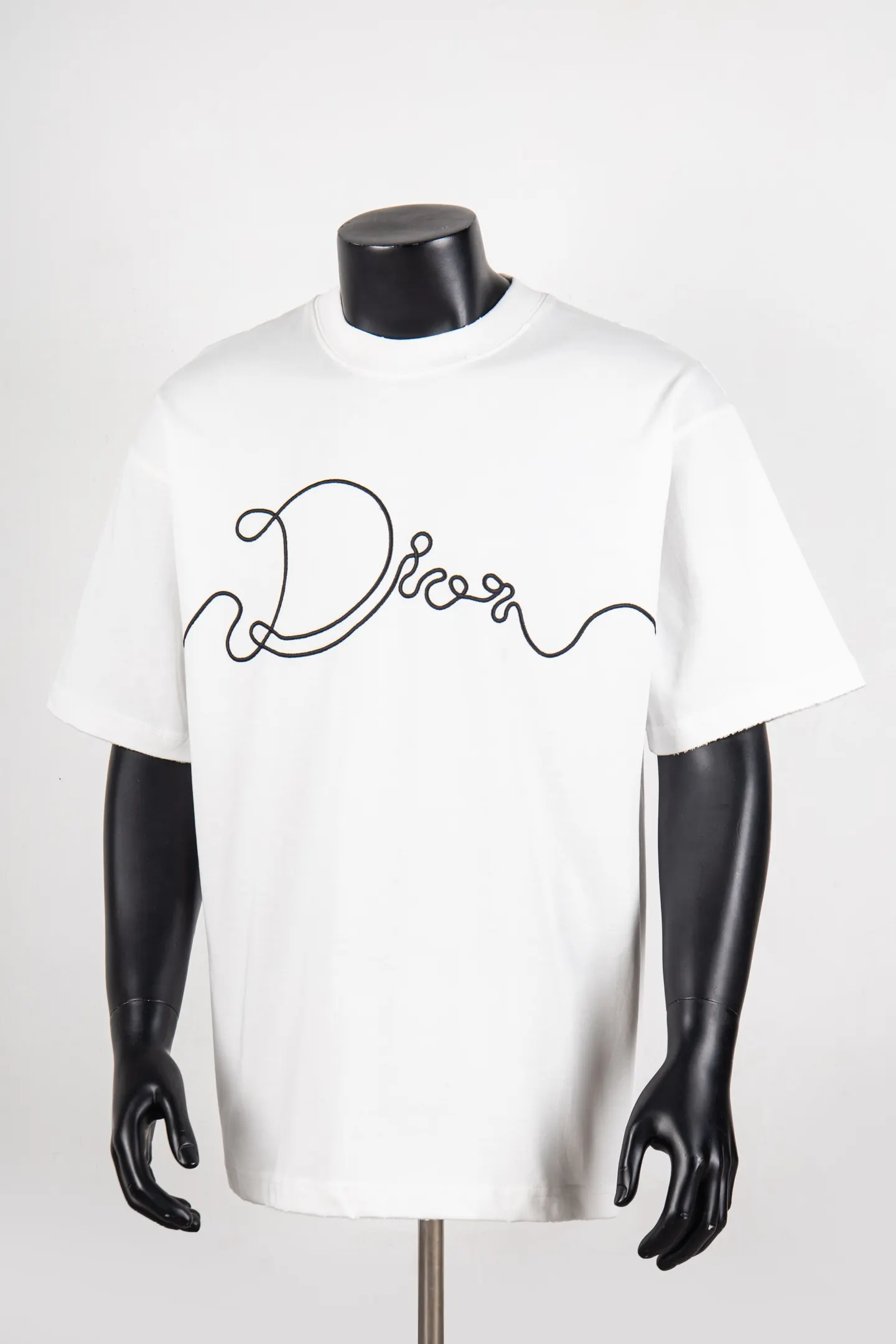 Embroidered Logo Cotton T-Shirt D11912681