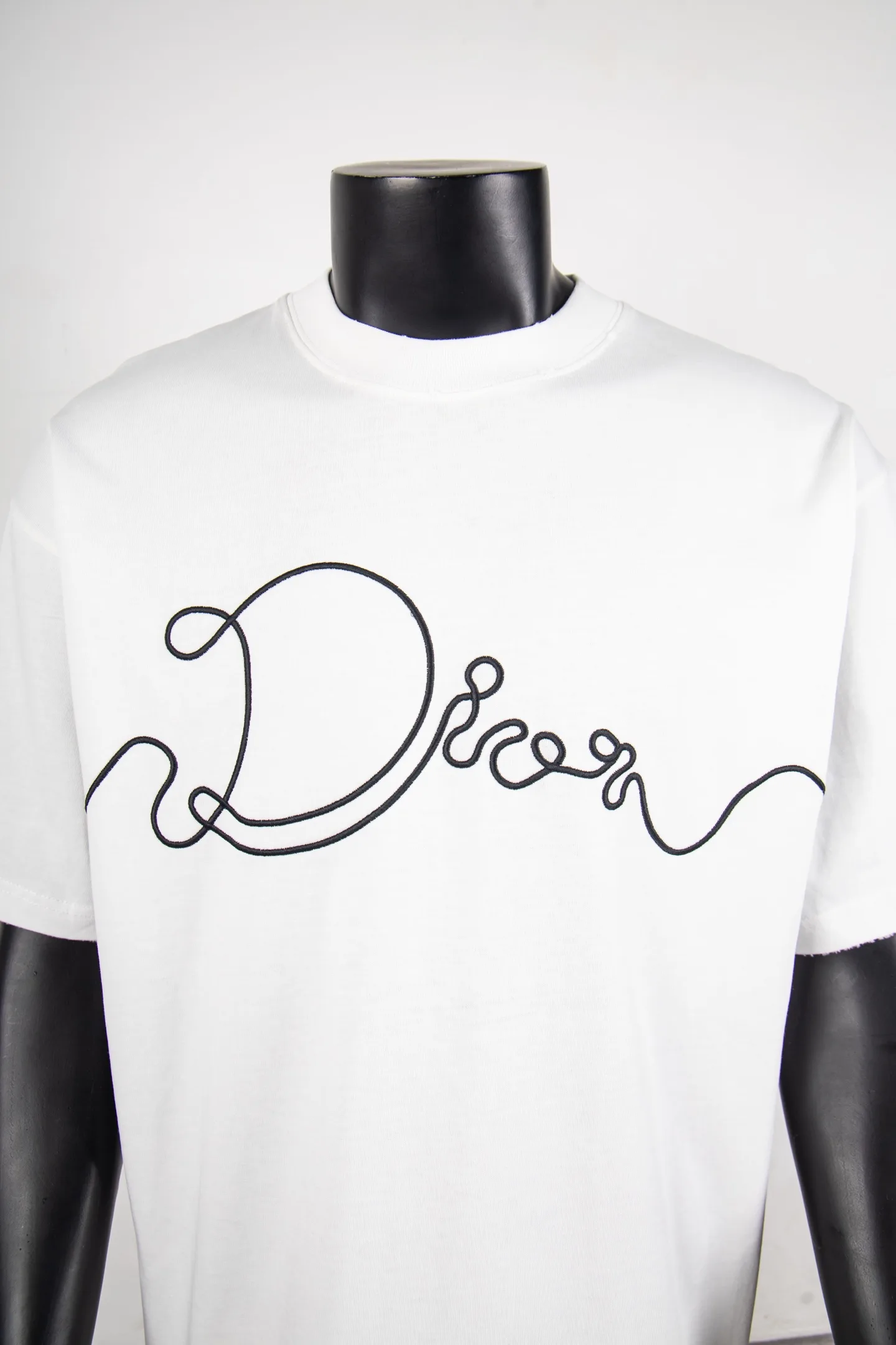 Embroidered Logo Cotton T-Shirt D11912681 — view 3