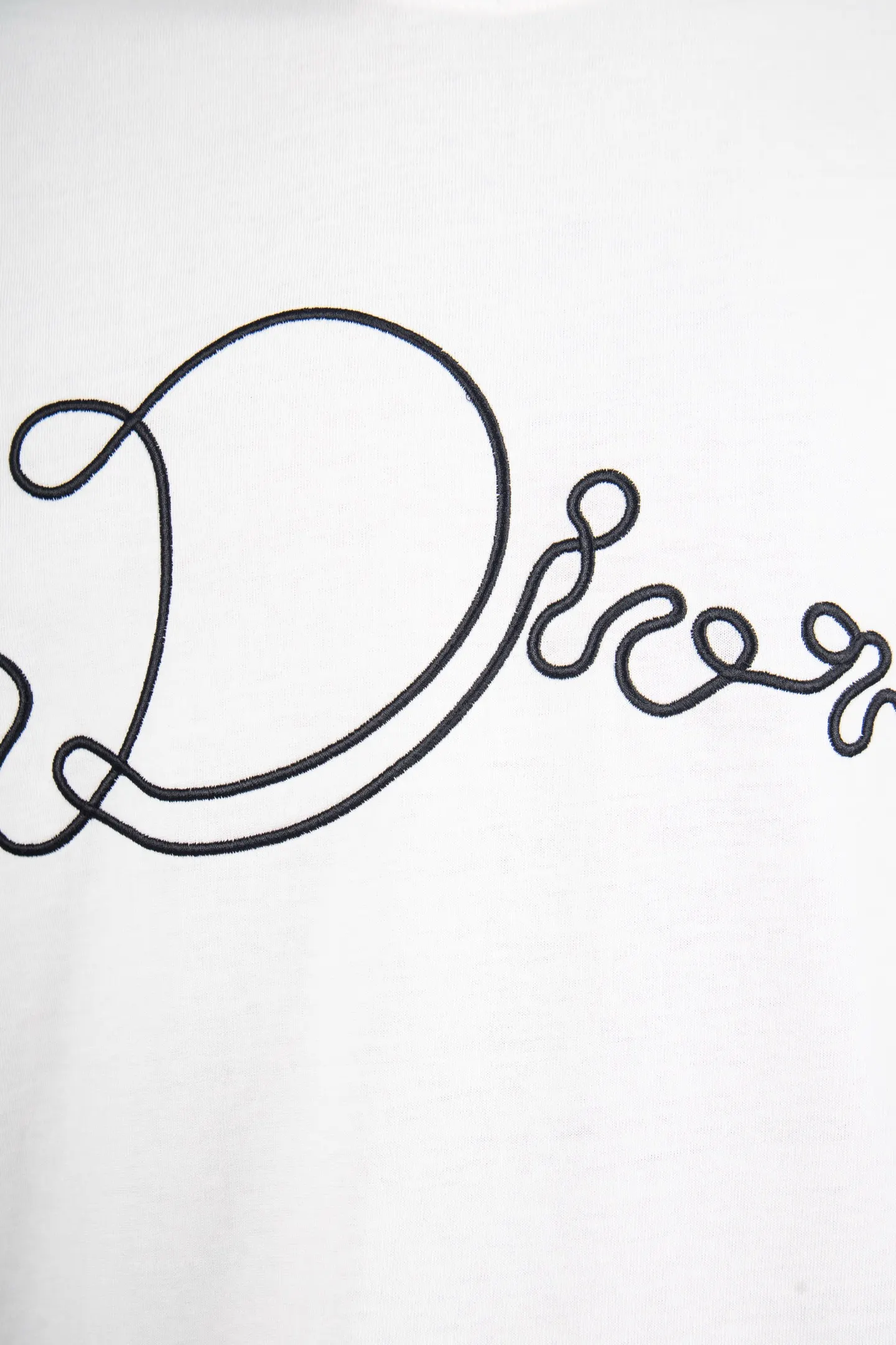 Embroidered Logo Cotton T-Shirt D11912681 — view 5