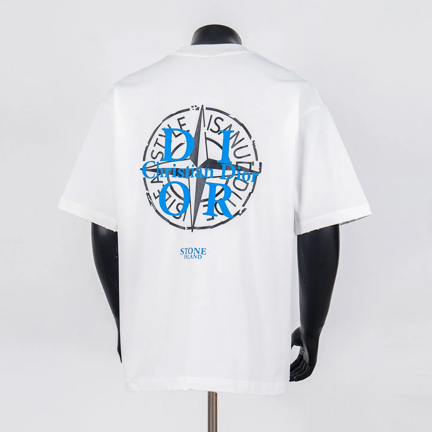 Logo Print Distressed Cotton T-Shirt D11912700 — view 2