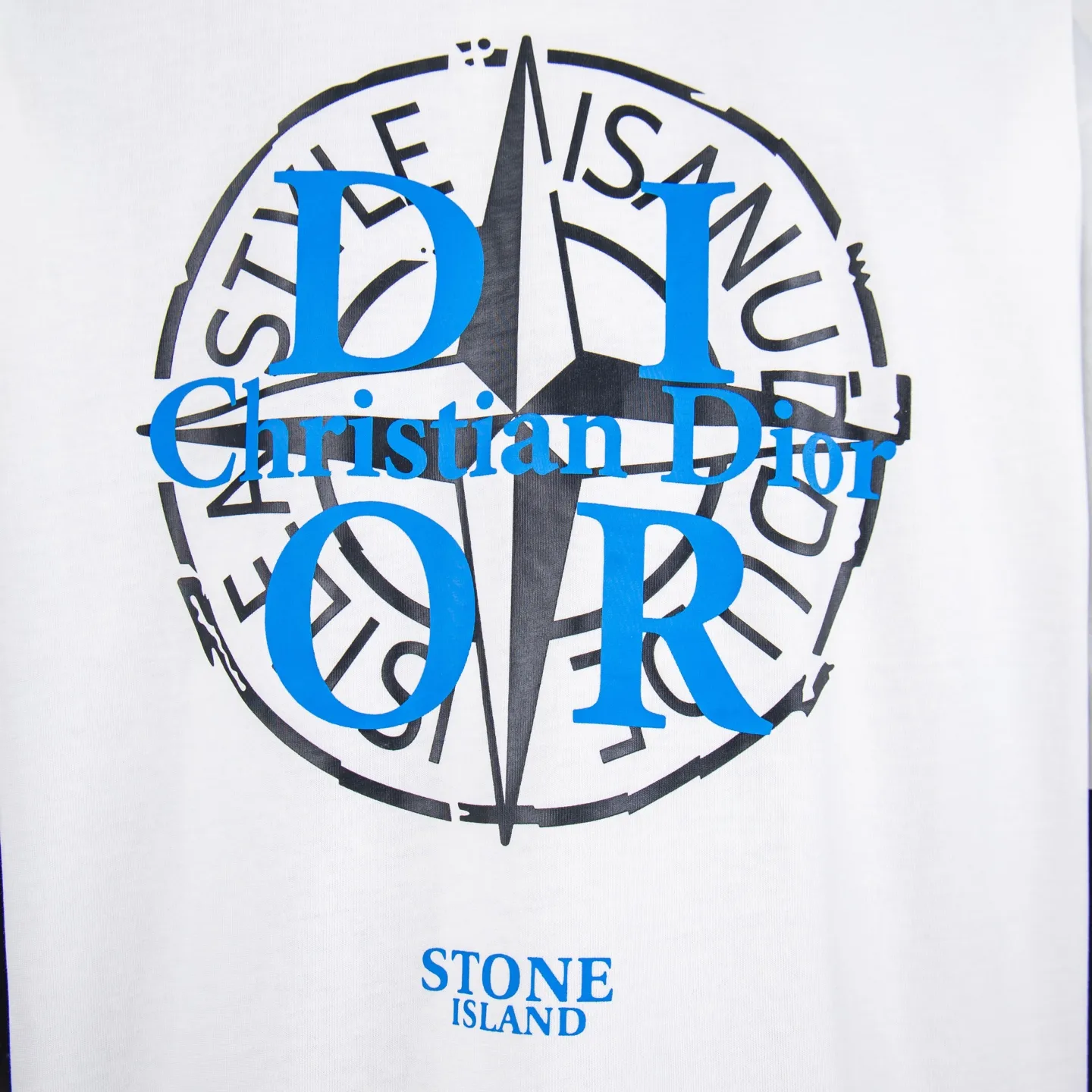 Logo Print Distressed Cotton T-Shirt D11912700 — view 6