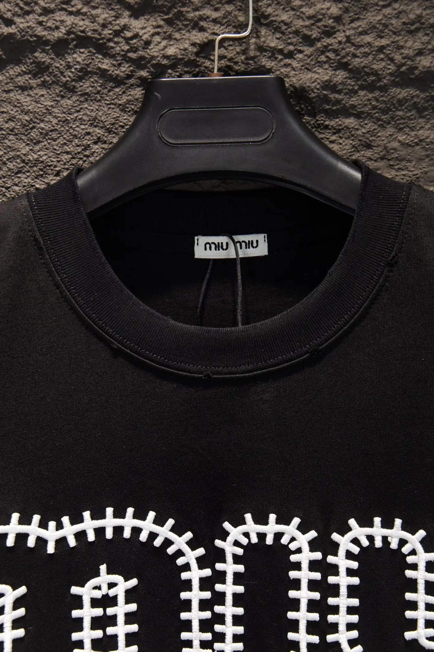 Embroidered Logo Oversized Cotton T-Shirt D12915472 — view 3