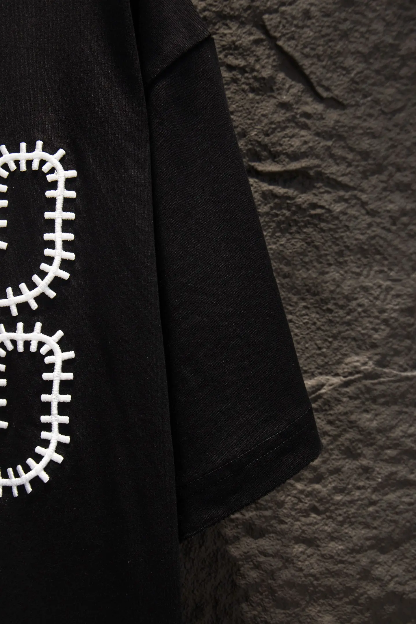 Embroidered Logo Oversized Cotton T-Shirt D12915472 — view 5