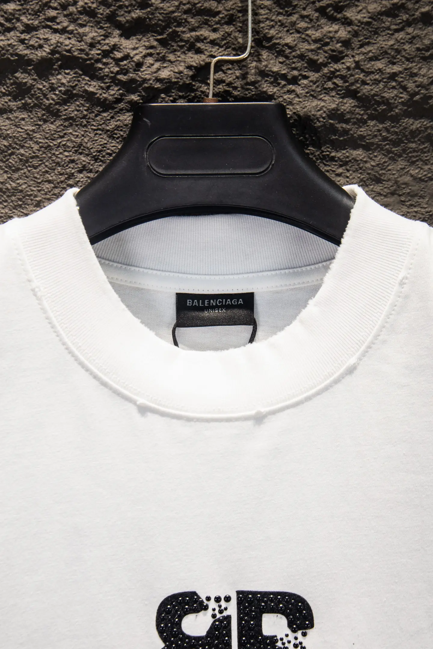 Distressed Embellished Oversized T-Shirt D12515398 — view 3