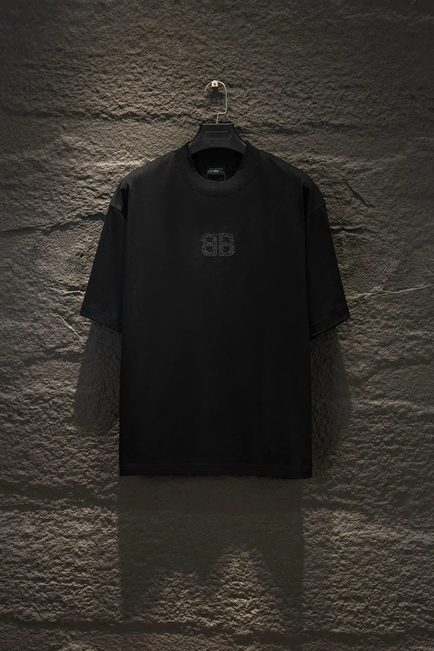 Embellished Logo Oversized Cotton T-Shirt D12515399