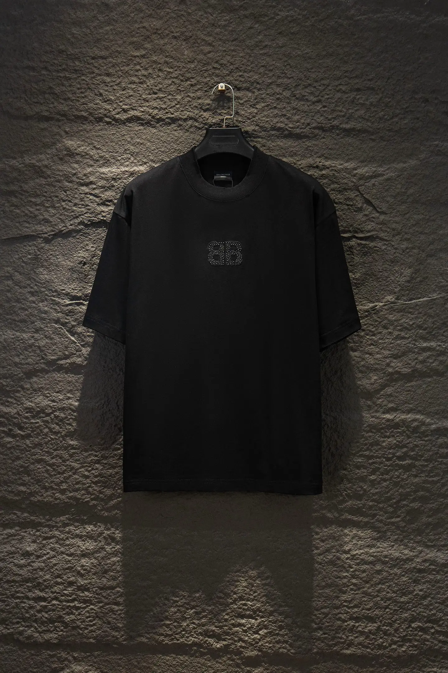 Embellished Logo Oversized Cotton T-Shirt D12515399