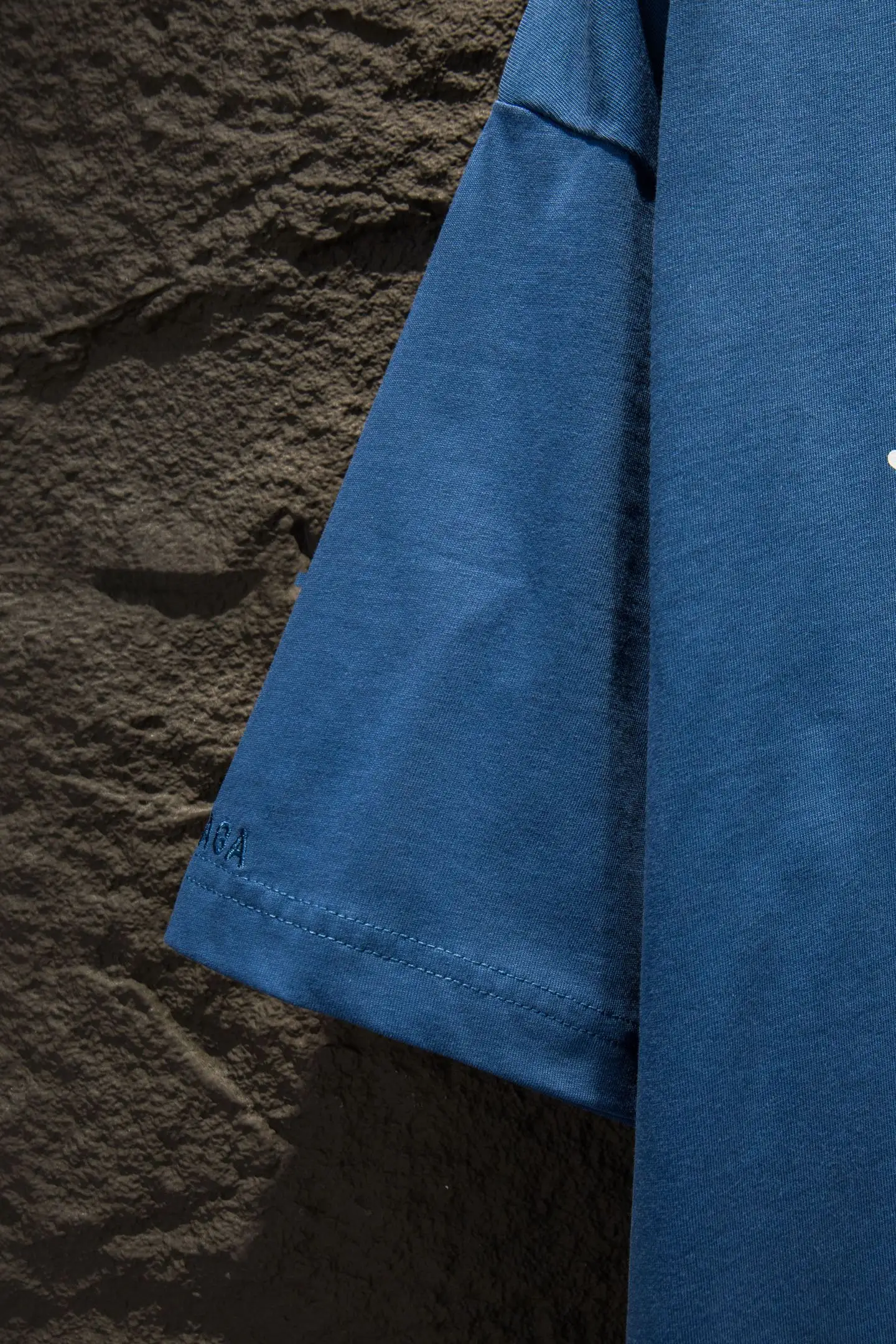 Oversized Star Embroidered Cotton T-Shirt D12515384 — view 7