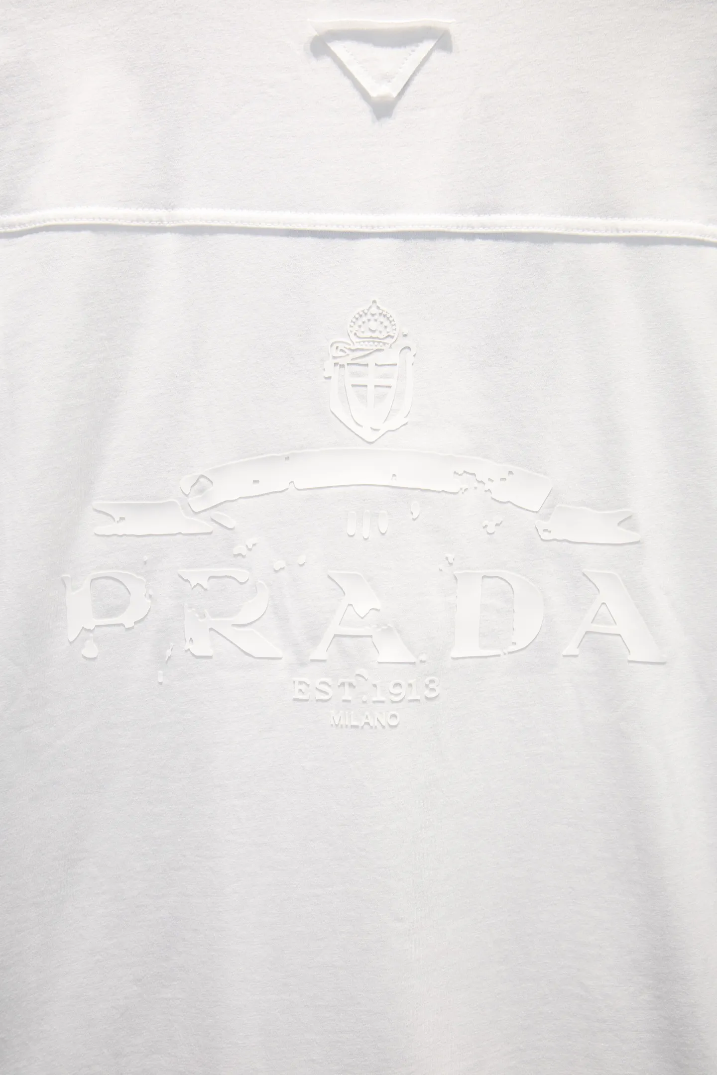 Logo-Appliqué Oversized Cotton T-Shirt D12915481 — view 5