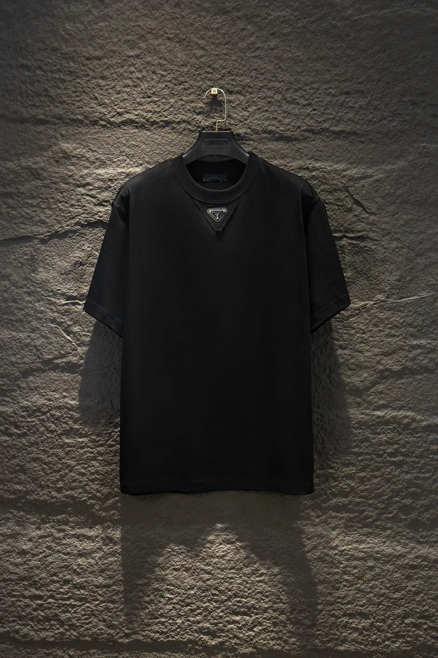 Logo-Print Panelled Cotton-Blend T-Shirt D12915482 — view 2