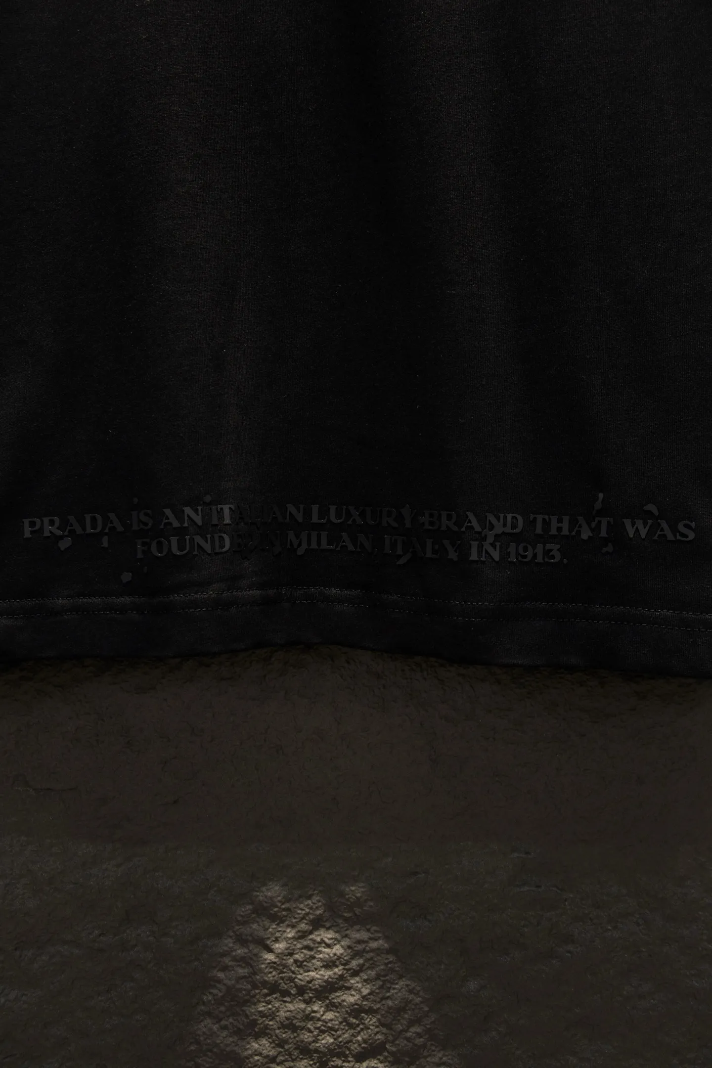 Logo-Print Panelled Cotton-Blend T-Shirt D12915482 — view 3