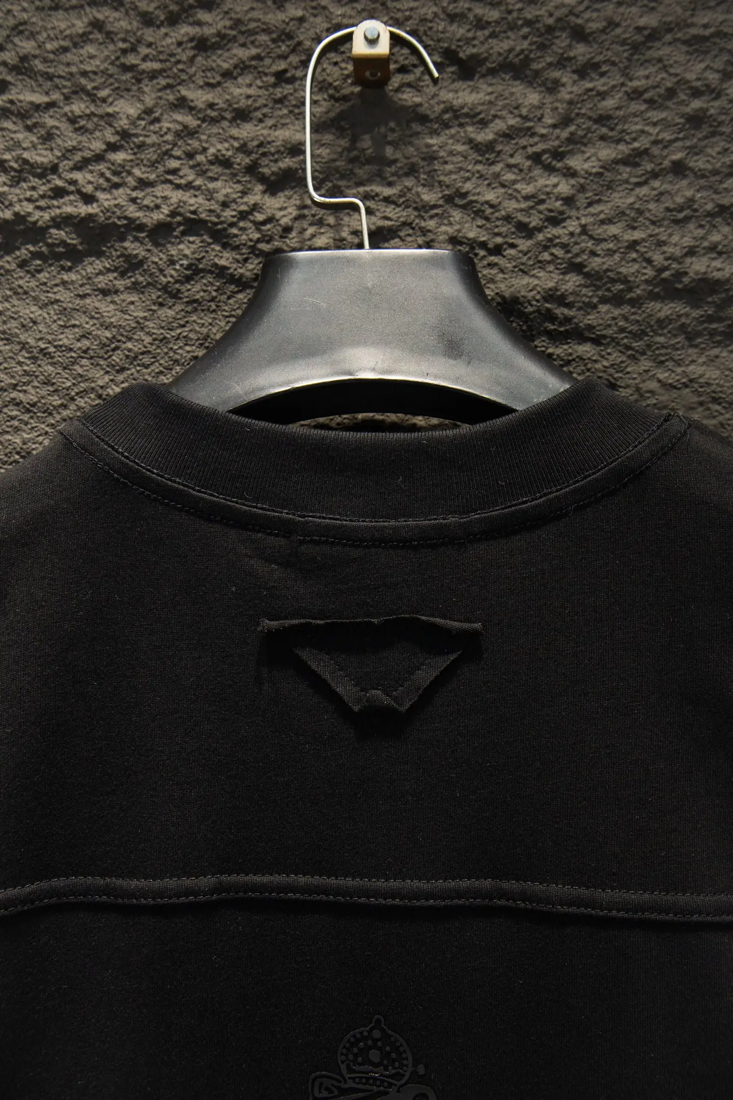 Logo-Print Panelled Cotton-Blend T-Shirt D12915482 — view 7