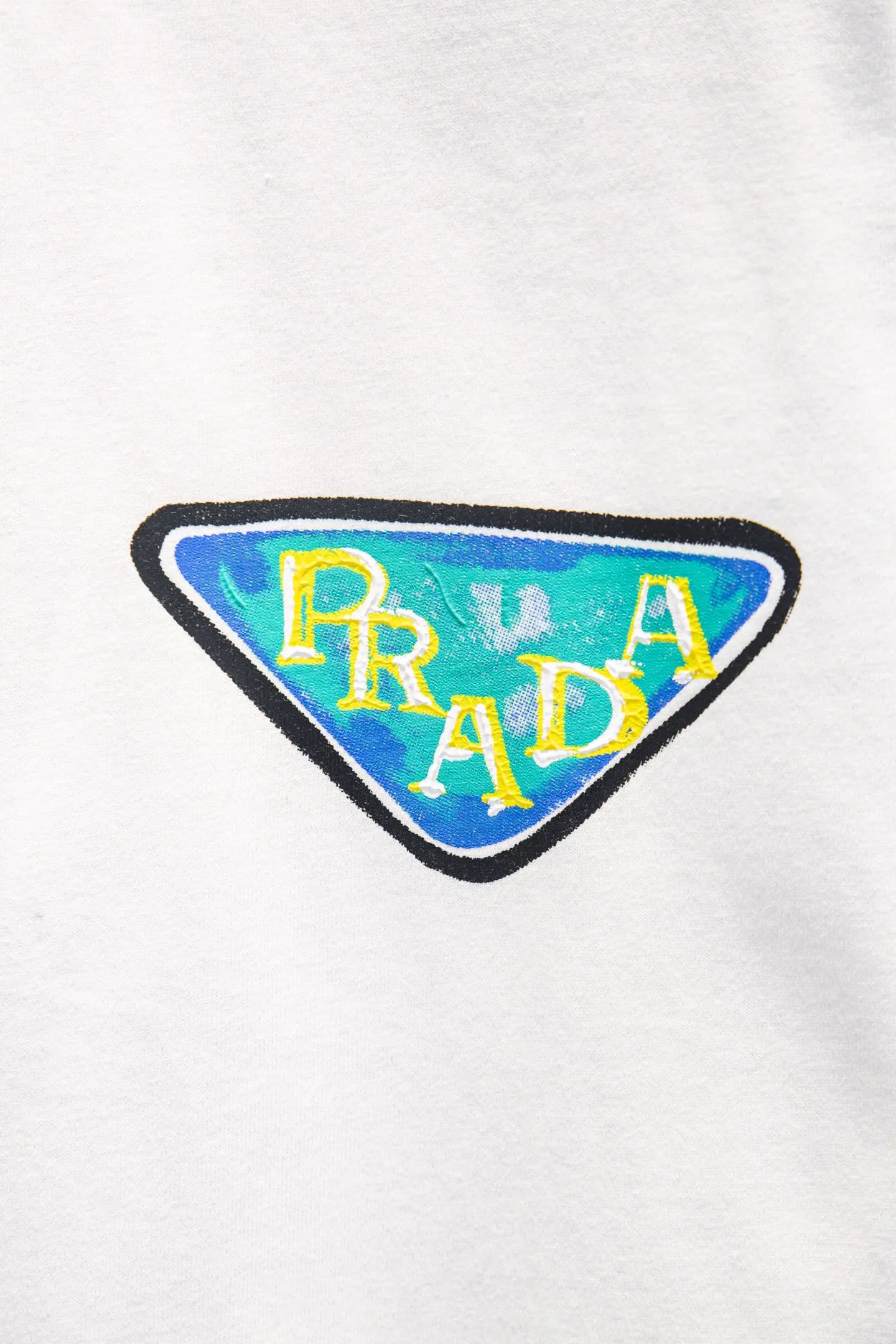 Logo-Print Distressed Cotton T-Shirt D12515479 — view 4
