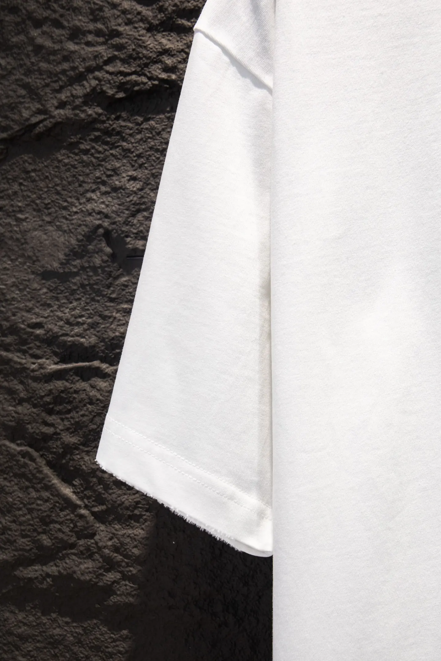 Logo-Print Distressed Cotton T-Shirt D12515479 — view 7