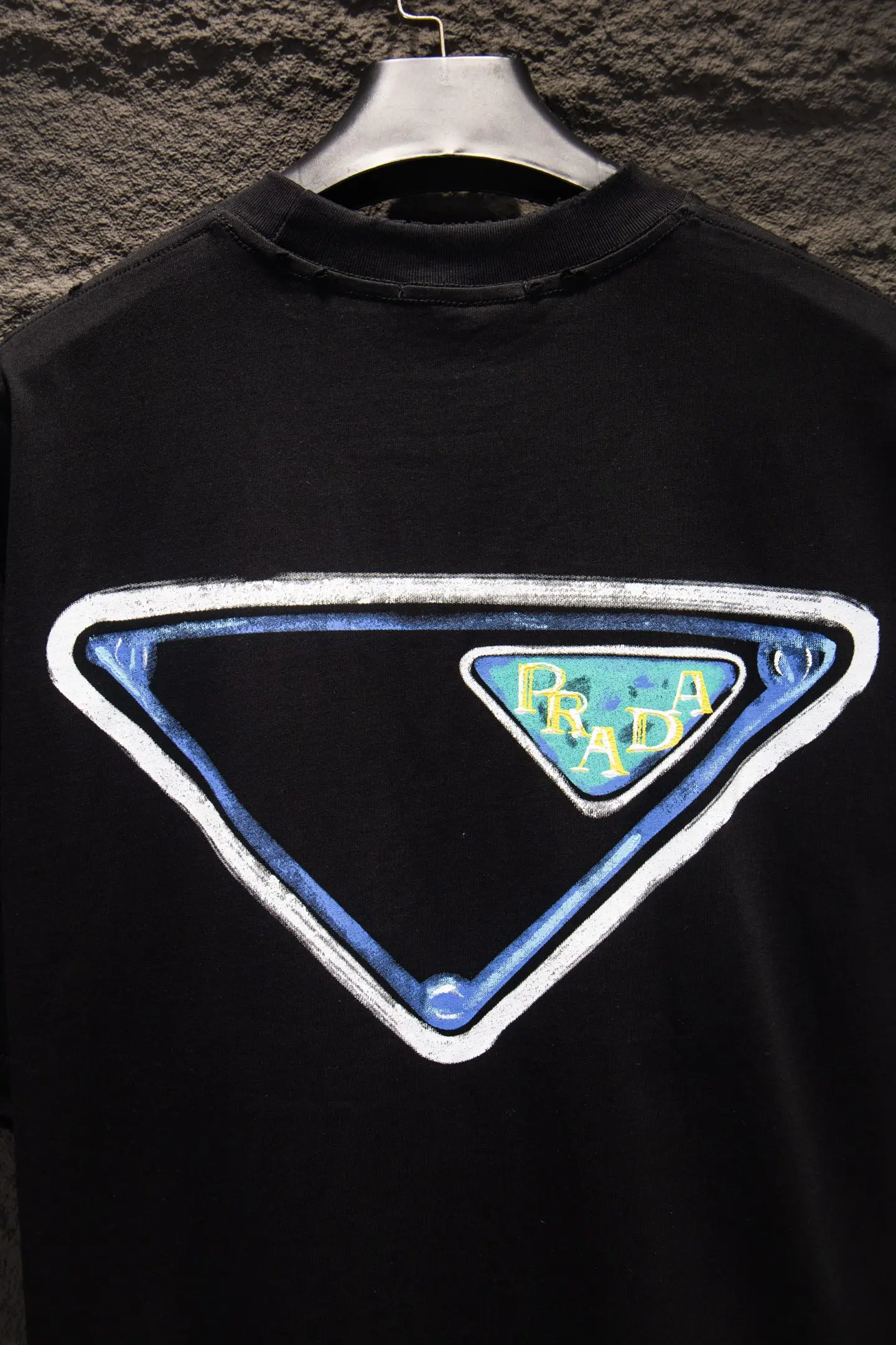 Graffiti Logo Oversized Cotton T-Shirt D12515480 — view 5