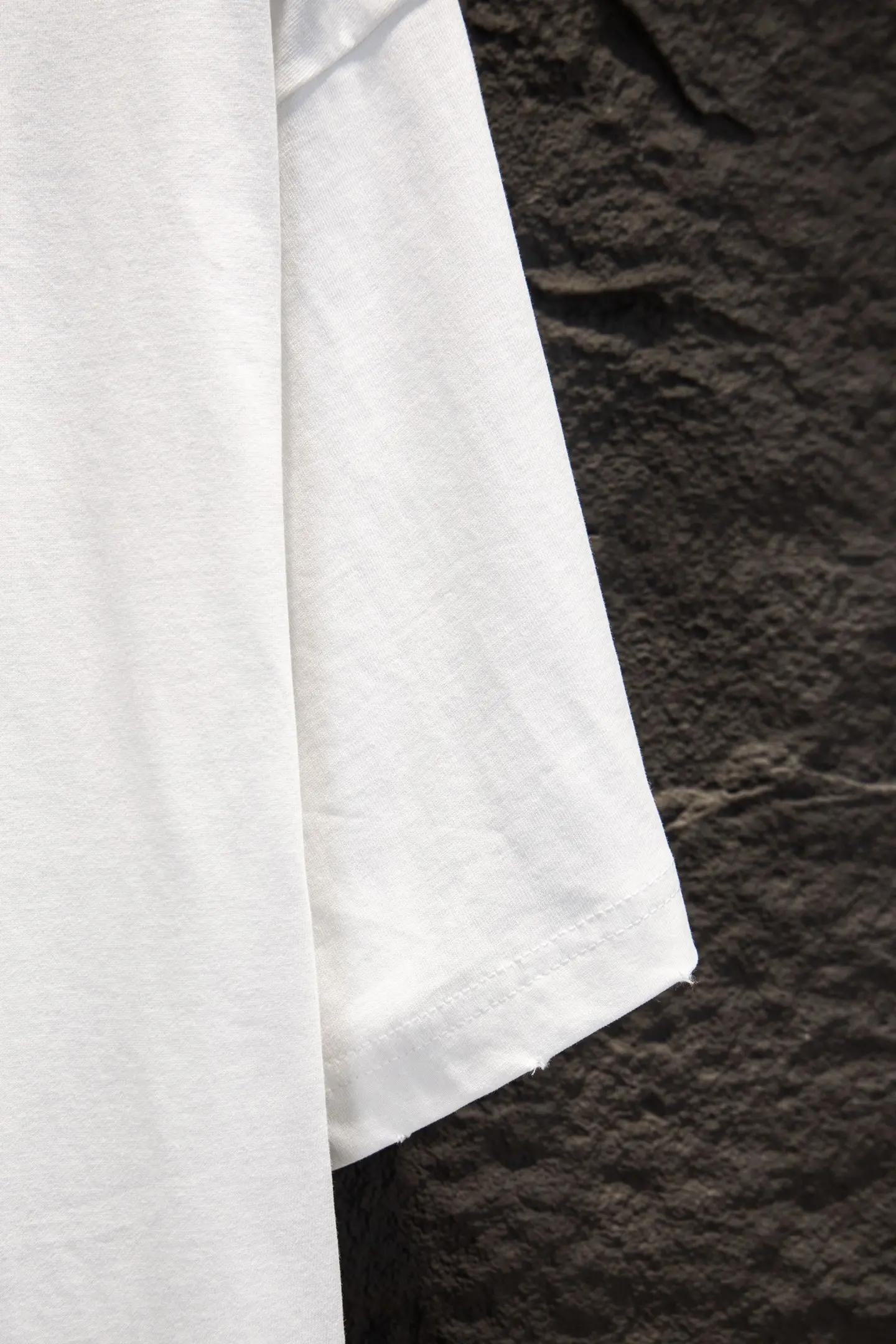 Logo-Print Flocked Cotton T-Shirt D12515477 — view 6