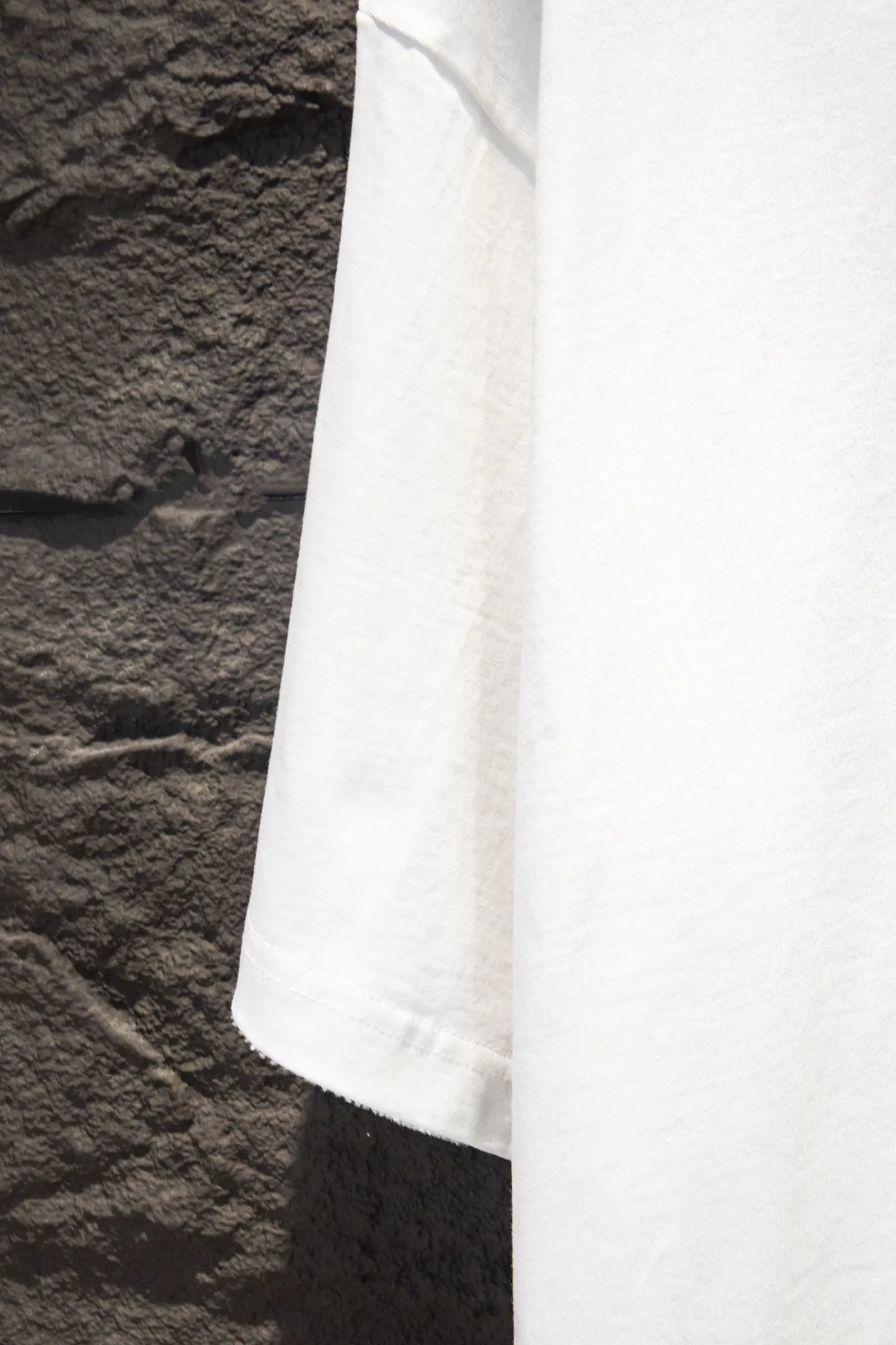 Distressed Embroidered Cotton T-Shirt D12515475 — view 7