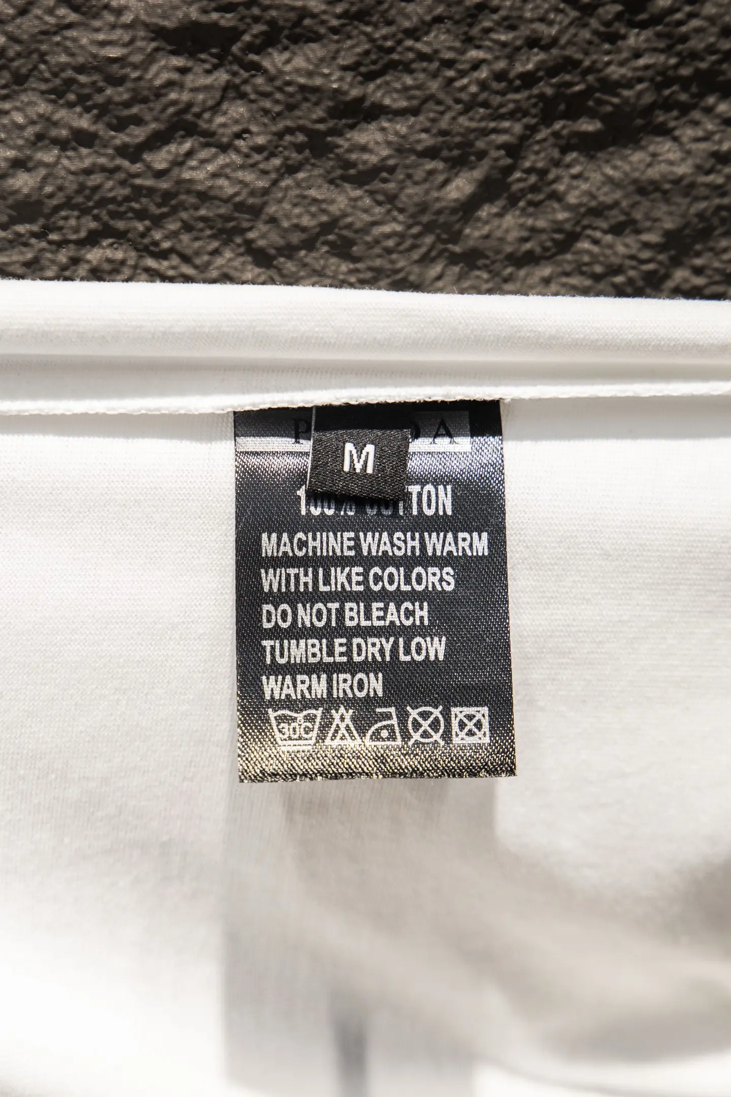 Distressed Embroidered Cotton T-Shirt D12515475 — view 9