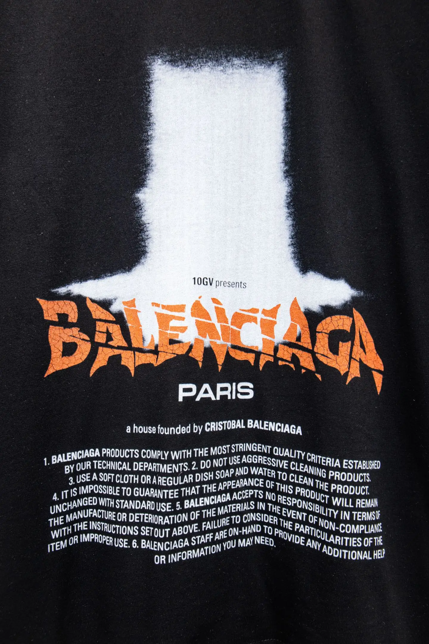 Oversized Graphic Print Cotton T-Shirt D10024253 — view 4